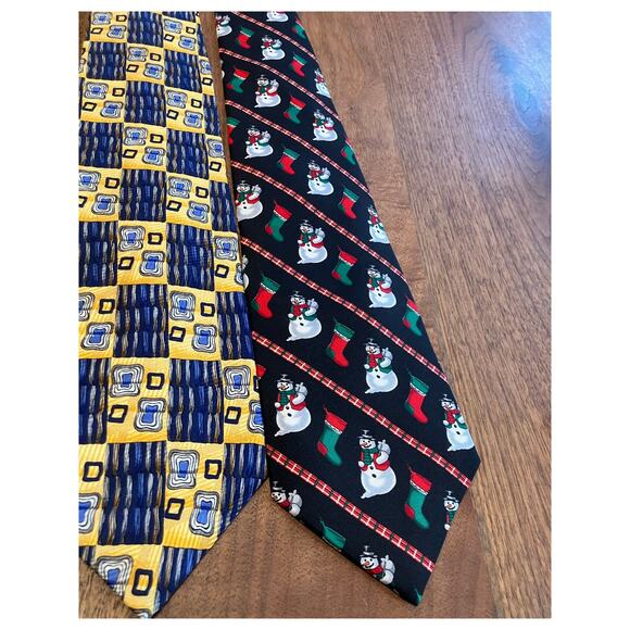 Men's Tie Lot (9)‎ Nautica, Robert Talbots, Carlos D, Gitman Bros, Silk, Multi - Picture 5 of 13